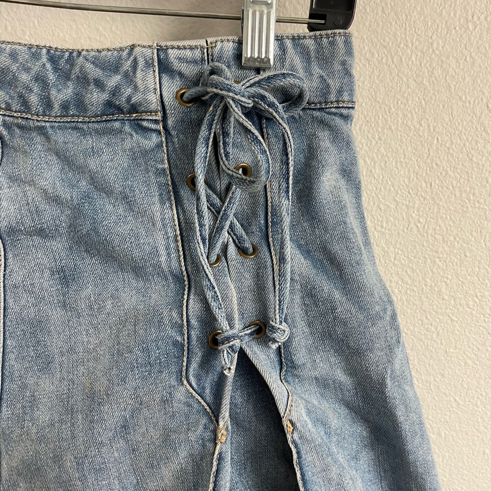 FREE PEOPLE denim skirt